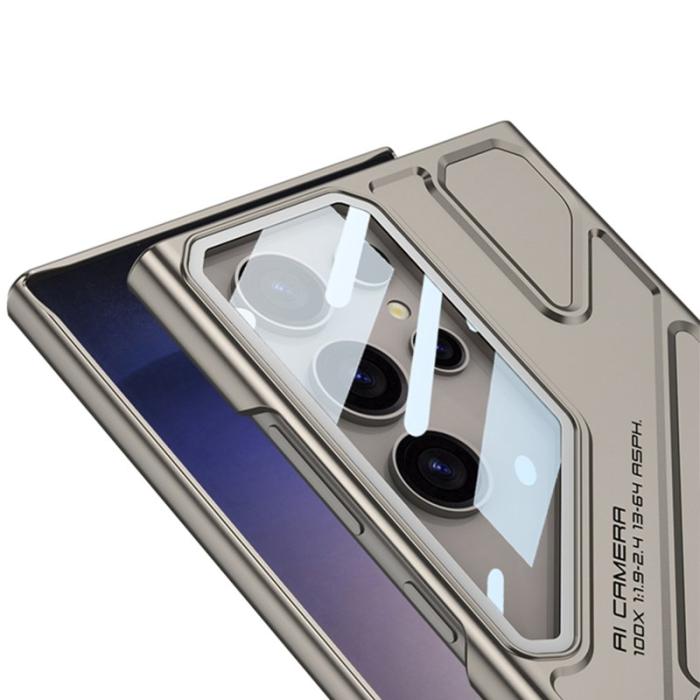 GKK - GKK Samsung Galaxy S25 Ultra Fodral Mecha Style - Svart