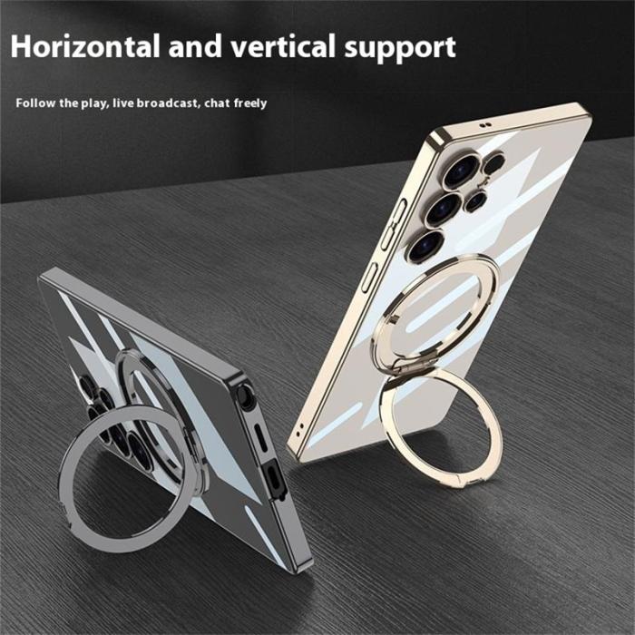 GKK - GKK Samsung Galaxy S25 Ultra Fodral PC + Metall - Guld