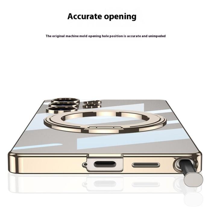 GKK - GKK Samsung Galaxy S25 Ultra Fodral PC + Metall - Silver