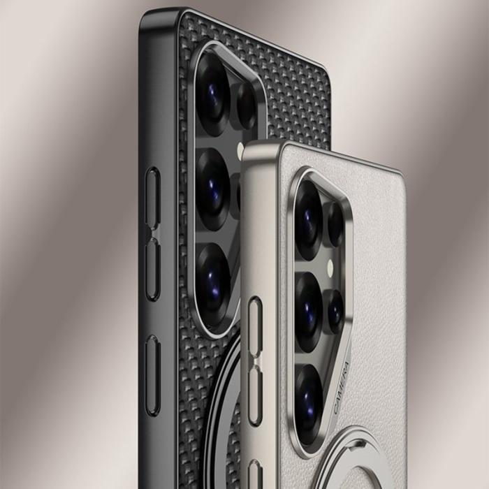 GKK - GKK Samsung Galaxy S25 Ultra Fodral PU + TPU + PC - Lila