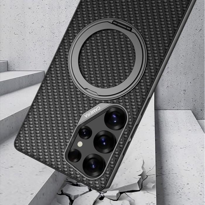 GKK - GKK Samsung Galaxy S25 Ultra Fodral PU + TPU + PC - Lila