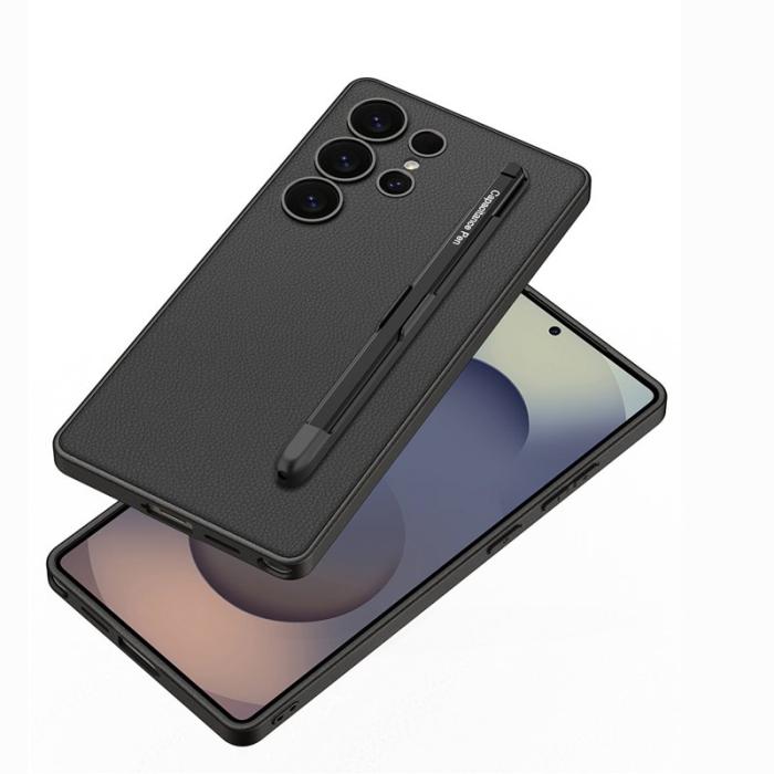 GKK - GKK Samsung Galaxy S25 Ultra Fodral - PU + TPU + PC - Orange