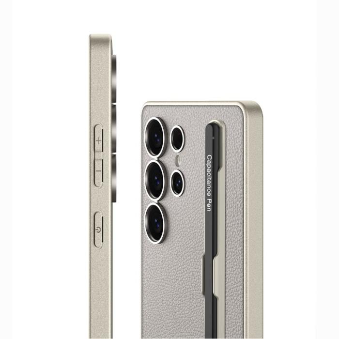 GKK - GKK Samsung Galaxy S25 Ultra Fodral - PU + TPU + PC - Orange