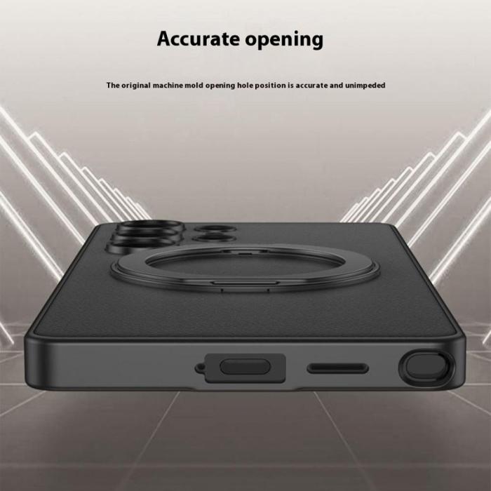 GKK - GKK Samsung Galaxy S25 Ultra Fodral PU + TPU + PC - Titanium Black