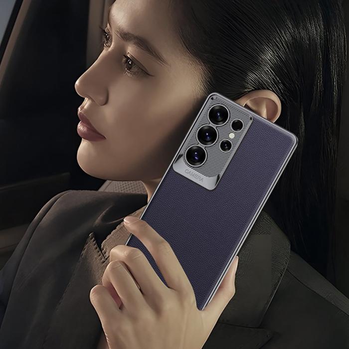 GKK - GKK Samsung Galaxy S25 Ultra Fodral Shockproof PU - Lila