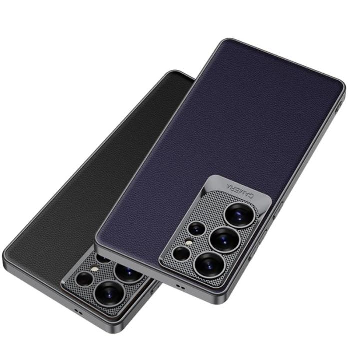 GKK - GKK Samsung Galaxy S25 Ultra Fodral Shockproof PU + TPU - Grå