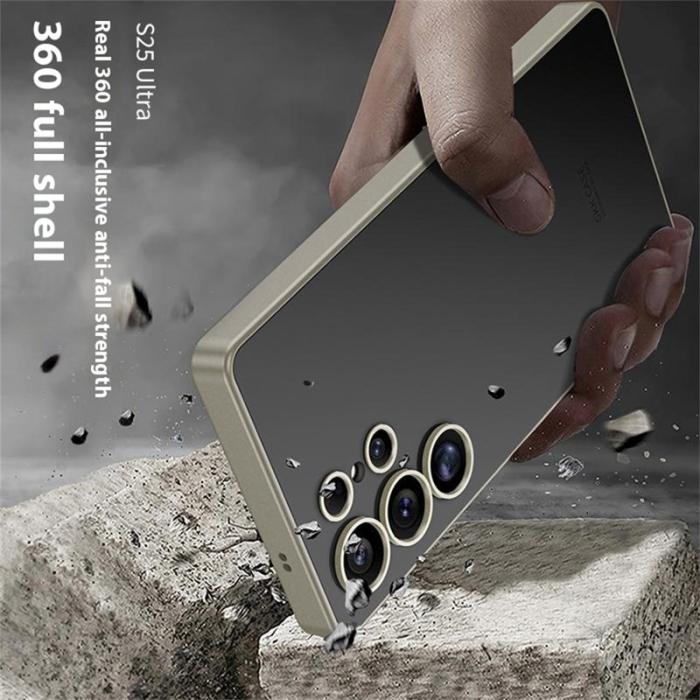 GKK - GKK Samsung Galaxy S25 Ultra Fodral Skin Touch AG PC+TPU - Gade Green