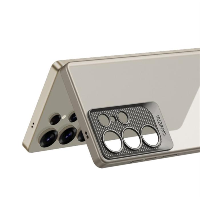 GKK - GKK Samsung Galaxy S25 Ultra Fodral Skin Touch Hård PC - Silver