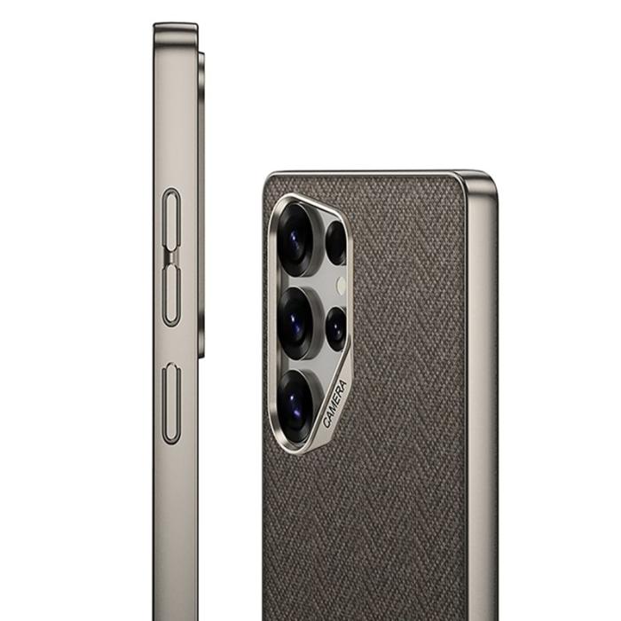 GKK - GKK Samsung Galaxy S25 Ultra Fodral Skin Touch PC + TPU - Brun