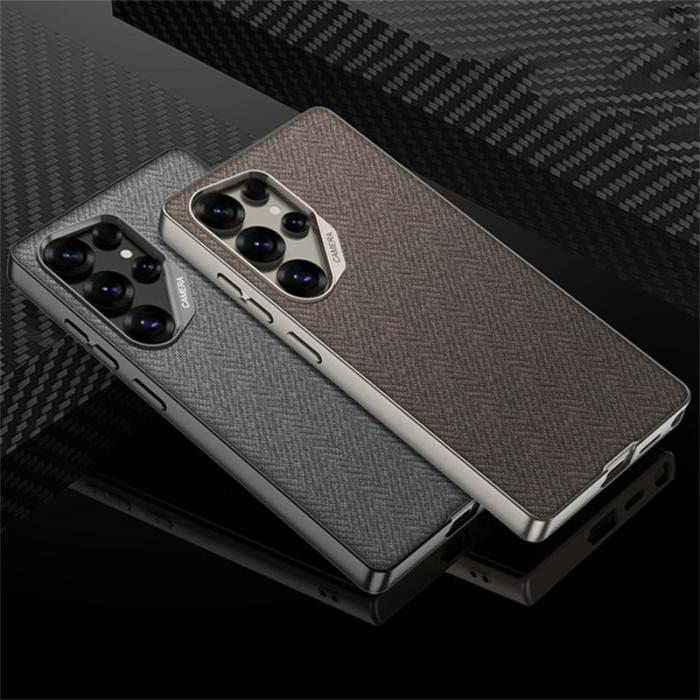 GKK - GKK Samsung Galaxy S25 Ultra Fodral Skin Touch PC + TPU - Brun