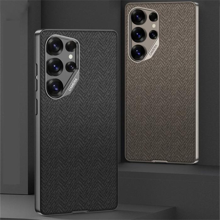 GKK - GKK Samsung Galaxy S25 Ultra Fodral Skin Touch PC + TPU - Brun