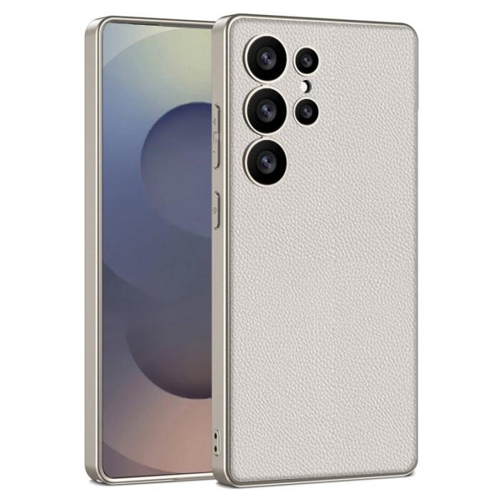 GKK - GKK Samsung Galaxy S25 Ultra Fodral Skin Touch PU + TPU - Grå