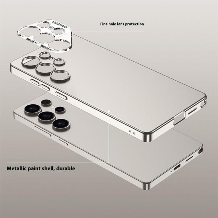 GKK - GKK Samsung Galaxy S25 Ultra Fodral Skyddande Hård PC - Silver