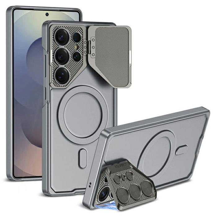 GKK - GKK Samsung Galaxy S25 Ultra Fodral Slim PC - Grå