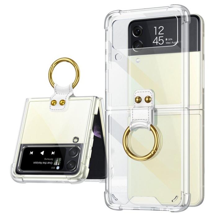 GKK - GKK Samsung Galaxy Z Flip3 Fodral - Hård PC - Transparent