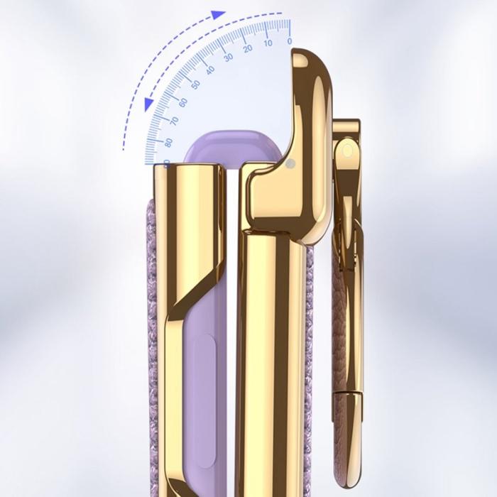 GKK - GKK Samsung Galaxy Z Flip4 Fodral Äkta läder - Krokodil Rosa