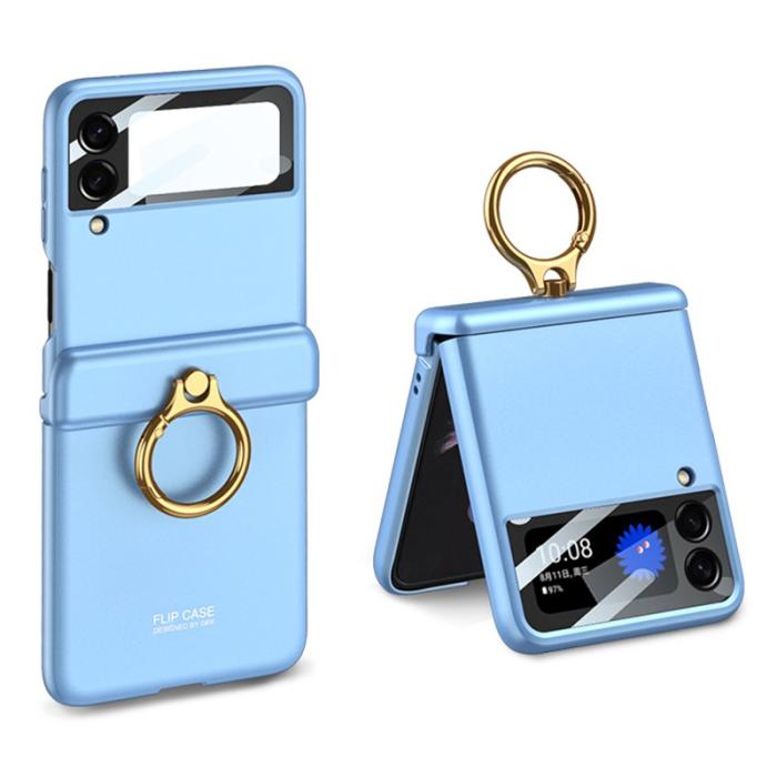 GKK - GKK Samsung Galaxy Z Flip4 Fodral Anti-scratch PC - Blå