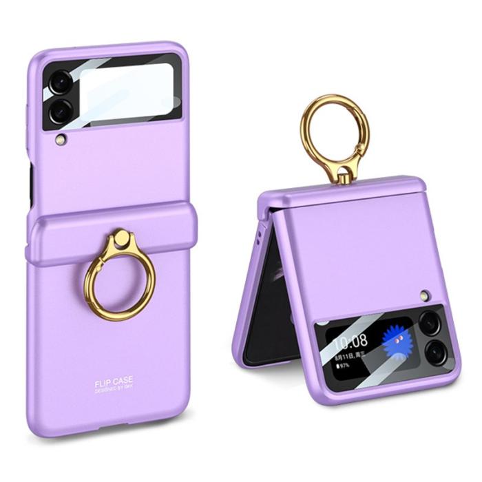 GKK - GKK Samsung Galaxy Z Flip4 Fodral Anti-scratch PC - Lila