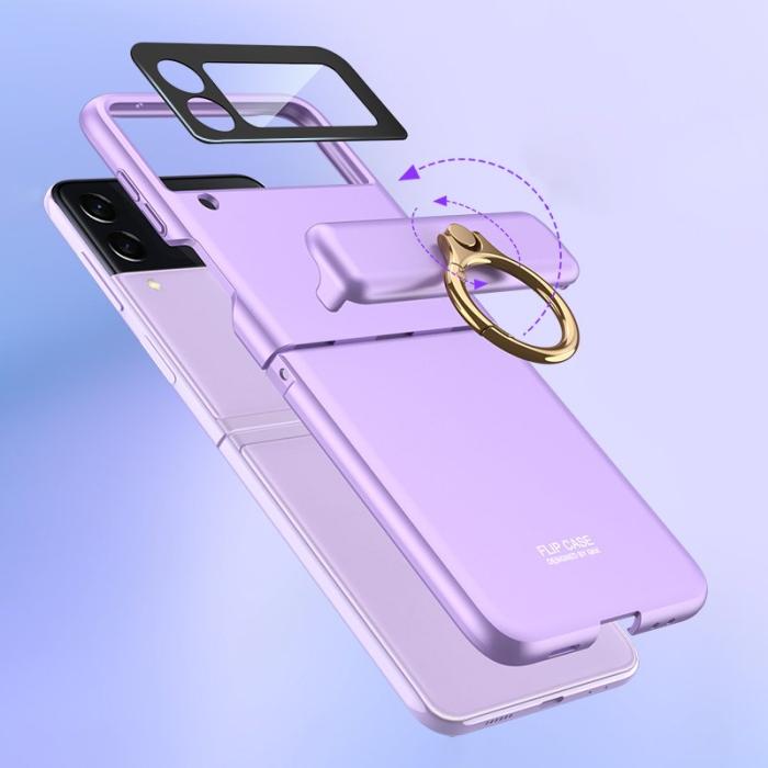 GKK - GKK Samsung Galaxy Z Flip4 Fodral Anti-scratch PC - Ljusgrön