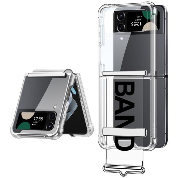 GKK - GKK Samsung Galaxy Z Flip4 Fodral Soft TPU - Transparent Svart