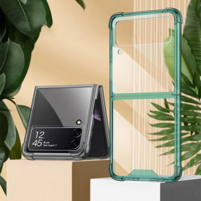 GKK - GKK Samsung Galaxy Z Flip4 Fodral TPU - Transparent - Lila