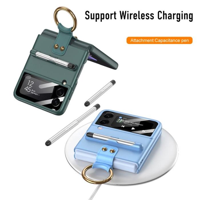 GKK - GKK Samsung Galaxy Z Flip4 Fodral Ultra Slim PC - Lila