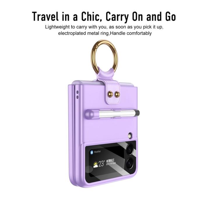 GKK - GKK Samsung Galaxy Z Flip4 Fodral Ultra Slim PC - Svart