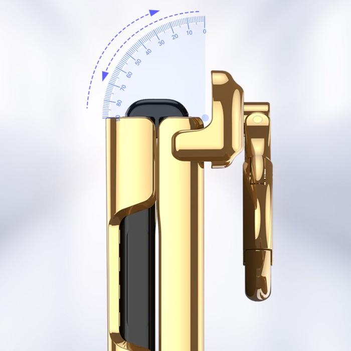 GKK - GKK Samsung Galaxy Z Flip5 Fodral Äkta läder - Krokodiltextur - Rosa