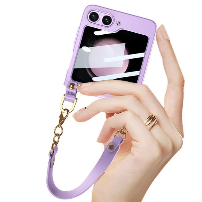 GKK - GKK Samsung Galaxy Z Flip5 Fodral Hård PC Ultra-Tunn - Rosa