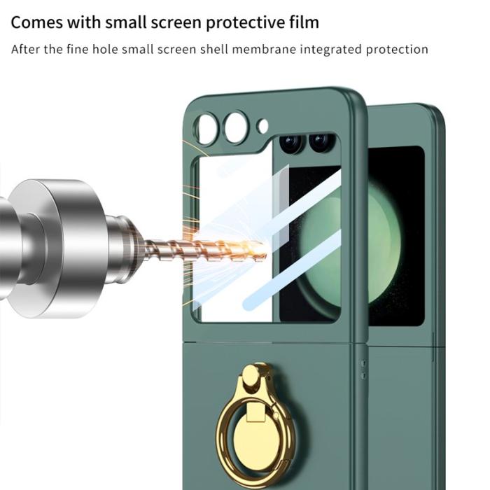 GKK - GKK Samsung Galaxy Z Flip5 Fodral Hard PC - Svart