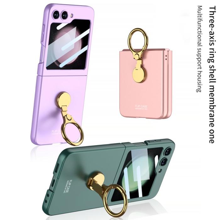 GKK - GKK Samsung Galaxy Z Flip5 Fodral Hard PC - Svart