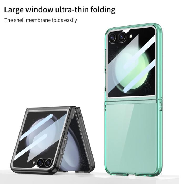 GKK - GKK Samsung Galaxy Z Flip5 Fodral Hard PC - Transparent