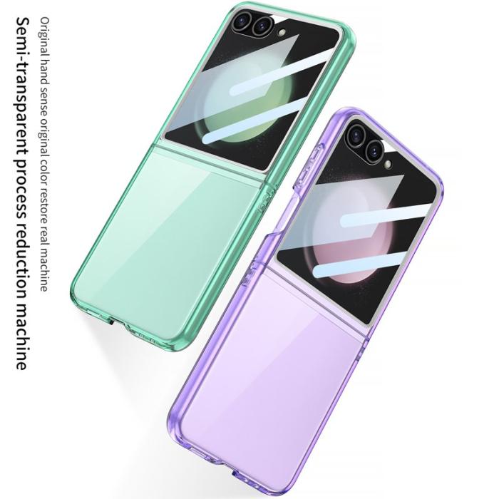 GKK - GKK Samsung Galaxy Z Flip5 Fodral Hard PC - Transparent