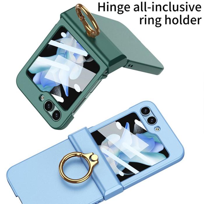 GKK - GKK Samsung Galaxy Z Flip5 Fodral Hinge Protection - Blå
