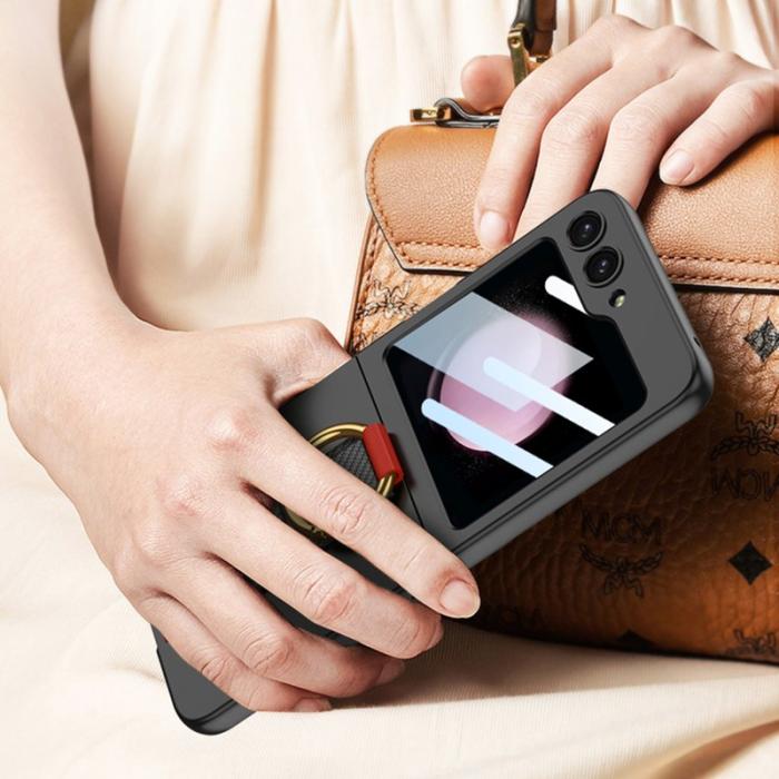 GKK - GKK Samsung Galaxy Z Flip5 Fodral PC - Lila