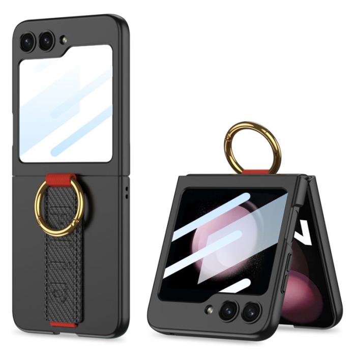 GKK - GKK Samsung Galaxy Z Flip5 Fodral PC - Svart / Kolfiber