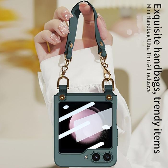 GKK - GKK Samsung Galaxy Z Flip5 Fodral PC Ultra Tunna - Lila