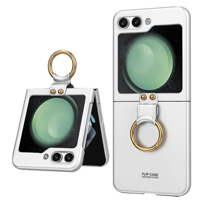 GKK - GKK Samsung Galaxy Z Flip5 Fodral - Slim Hard PC - Silver