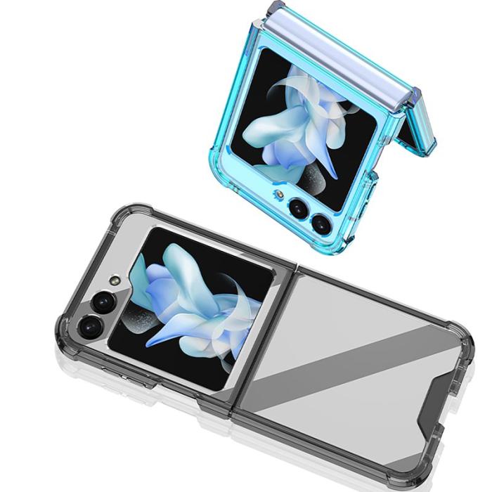 GKK - GKK Samsung Galaxy Z Flip5 Fodral Soft TPU - Transparent Black