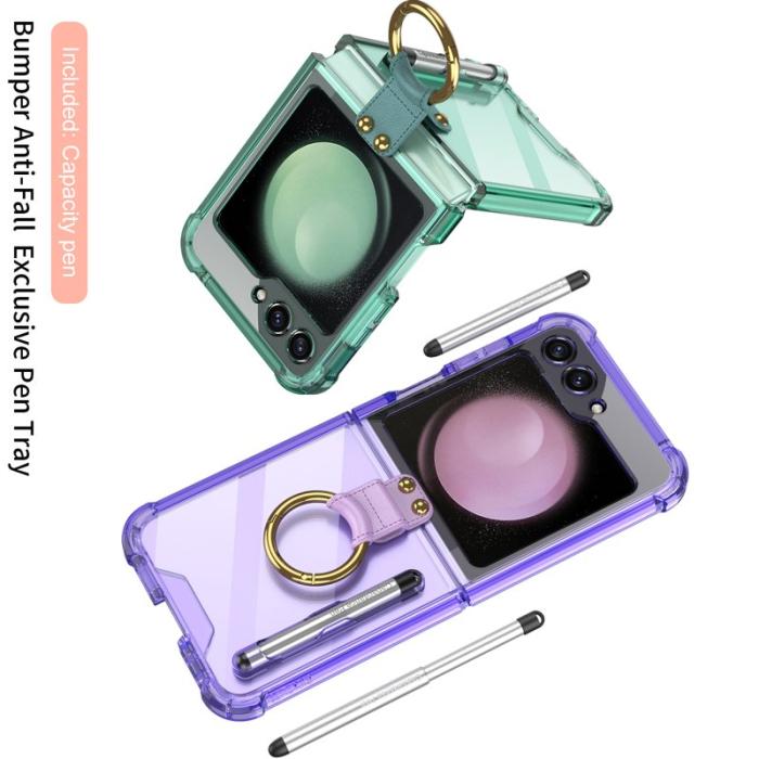 GKK - GKK Samsung Galaxy Z Flip5 Fodral TPU - Transparent