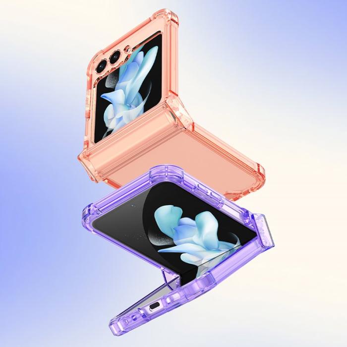 GKK - GKK Samsung Galaxy Z Flip5 Fodral TPU - Transparent Pink