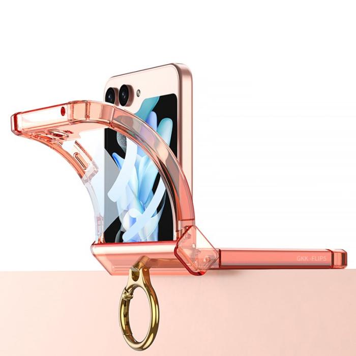 GKK - GKK Samsung Galaxy Z Flip5 Fodral TPU - Transparent Purple