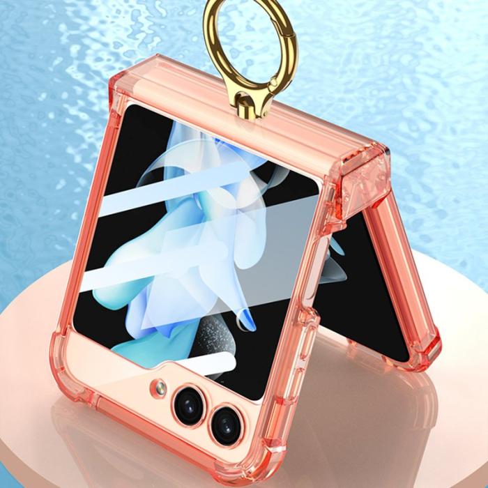 GKK - GKK Samsung Galaxy Z Flip5 Fodral TPU - Transparent Purple