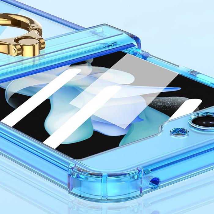 GKK - GKK Samsung Galaxy Z Flip5 Fodral TPU - Transparent Purple