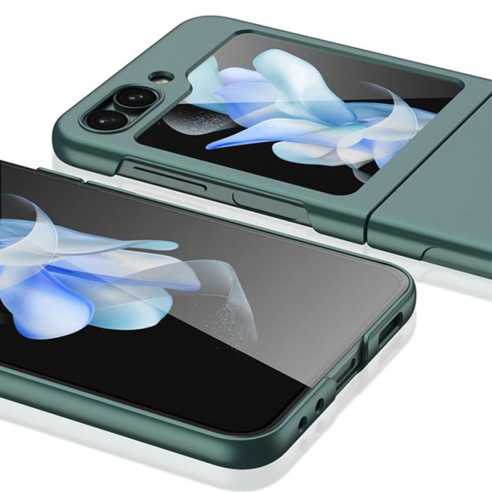 GKK - GKK Samsung Galaxy Z Flip5 Fodral Ultra Slim Hard PC - Silver