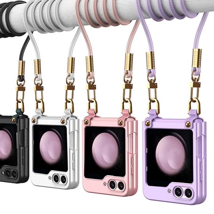 GKK - GKK Samsung Galaxy Z Flip5 Fodral Ultra Slim PC - Silver