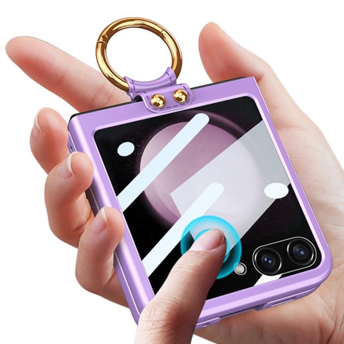 GKK - GKK Samsung Galaxy Z Flip5 Slim Fodral - PC - Grå