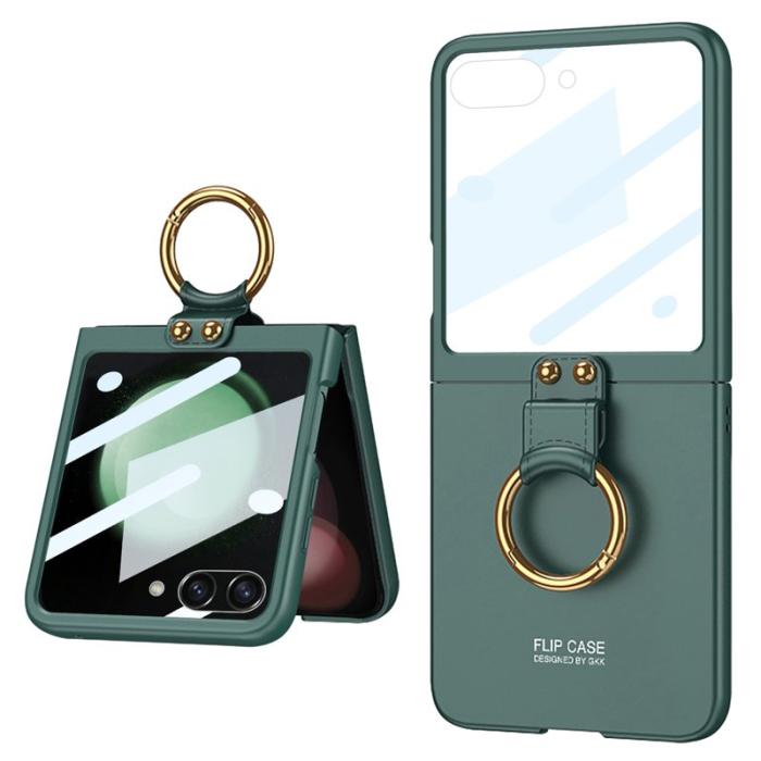 GKK - GKK Samsung Galaxy Z Flip5 Slim Fodral - PC - Grön