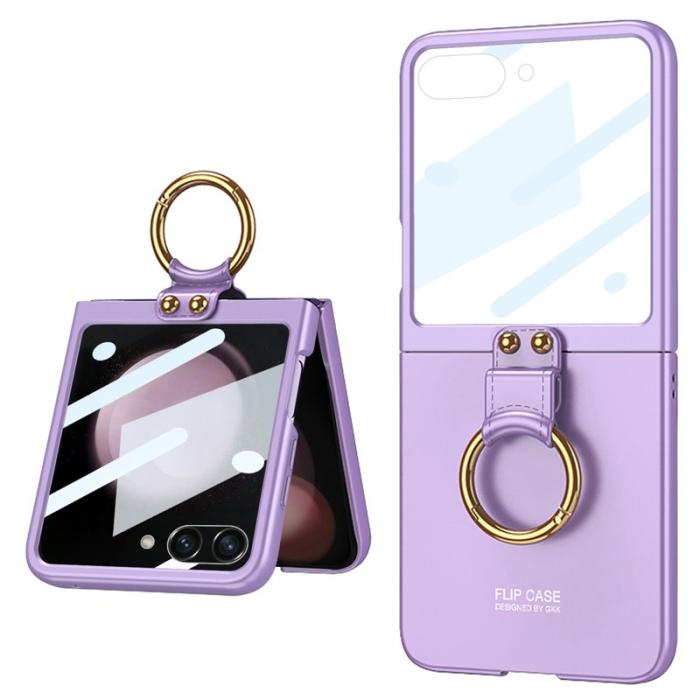 GKK - GKK Samsung Galaxy Z Flip5 Slim Fodral - PC - Lila