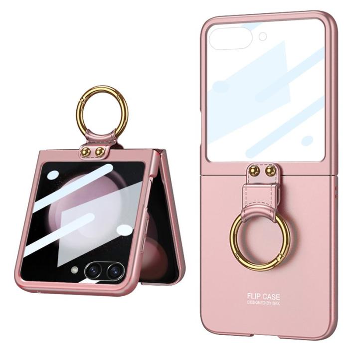 GKK - GKK Samsung Galaxy Z Flip5 Slim Fodral - Plast - Rosa